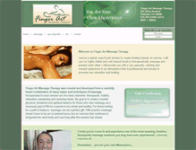 Tablet Screenshot of fingerartmassagetherapy.com